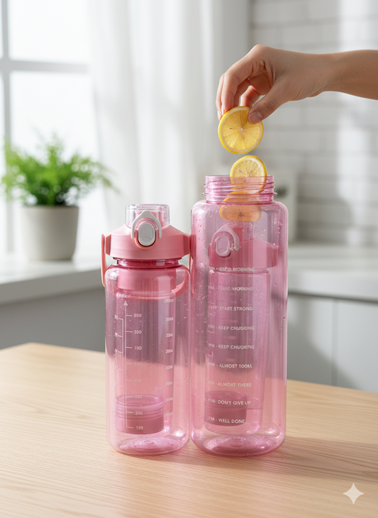3 in 1 Motivational Water Bottles