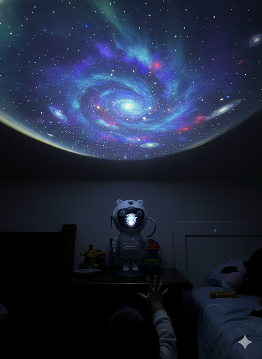 Astronaut Galaxy Projector Night Light – 360°